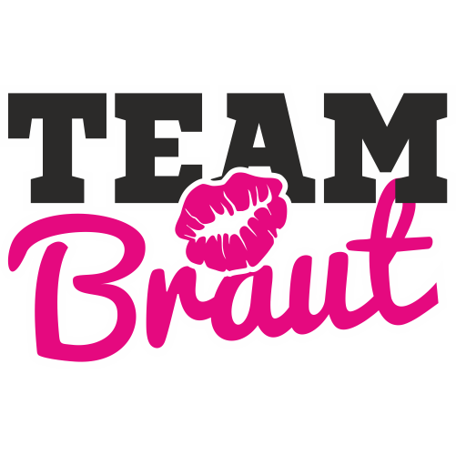 Team Braut Kussmund
