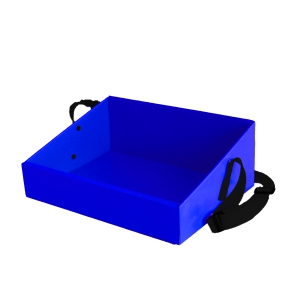 Bauchladen Deluxe Karton blau