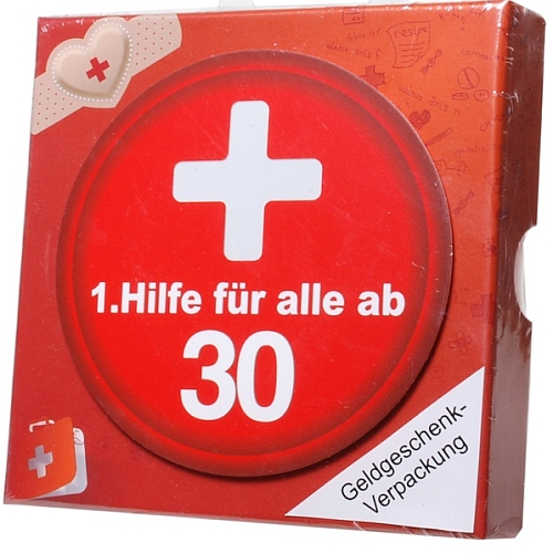 Geschenkschachtel Erste Hilfe 30