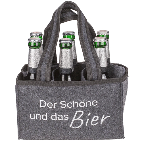 M�nner Tasche Der Sch�ne und das Bier