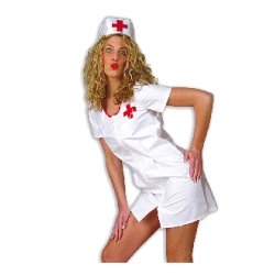 Als Krankenschwester verkleidet hilft die Junggesellin den Passanten. Wobei? Beim Trinken natrlich! Unser sexy Krankenschwester-Kleid besteht aus 100% Polyester und ist in allen gngigen Gren erhltlich.