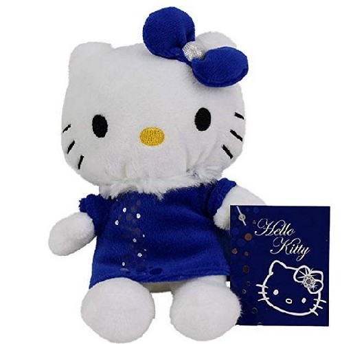 Stofftier Hello Kitty Blau Sanrio